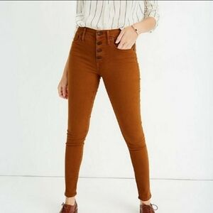 Madewell 9" Mid Rise Skinny Jeans